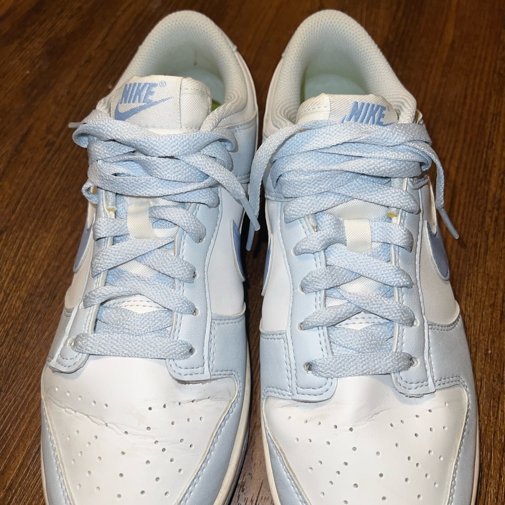 Nike Low Dunk Next Nature Blue Tint 90s Style Lace Up Active Sneakers Size 8 - Picture 6 of 12